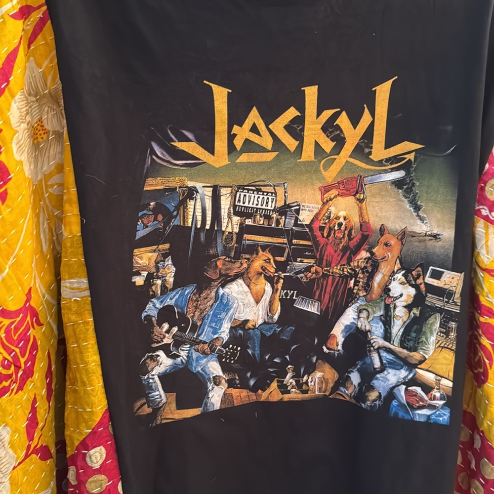 Jackyl Kantha Band Poncho Top-Granny D Original - Picture 2 of 3